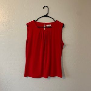 Calvin Klein red blouse